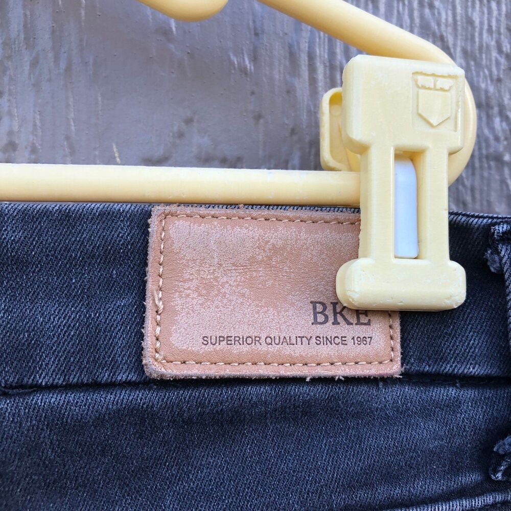 BKE payton universal fit mid rise straight black jeans 32 x 32 - Picture 3 of 4